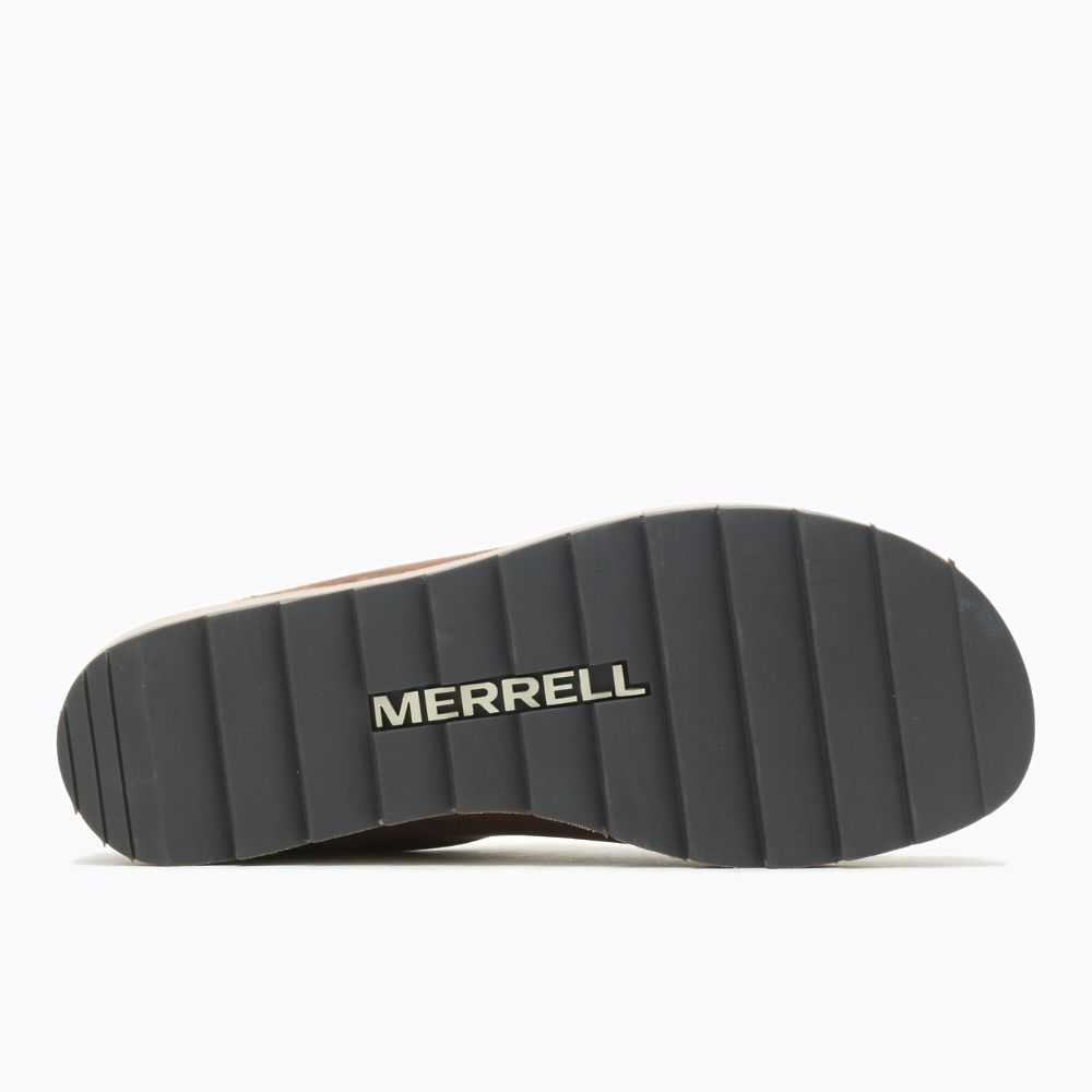 Zapatos Casuales Merrell Juno Clog Cuero Hombre Marrom | México-0284297