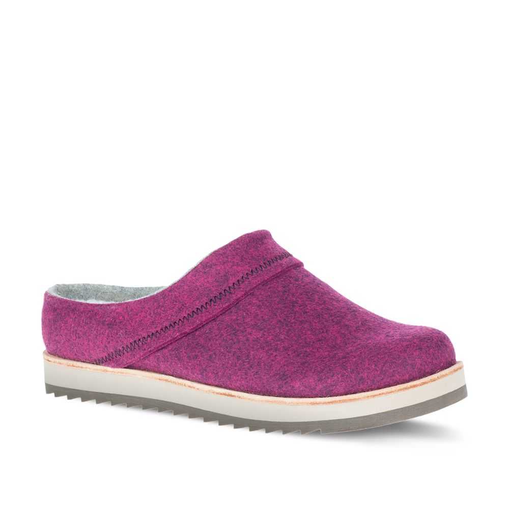 Zapatos Casuales Merrell Juno Clog Wool Mujer Fucsia | México-2980734