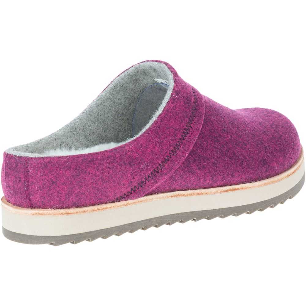 Zapatos Casuales Merrell Juno Clog Wool Mujer Fucsia | México-2980734