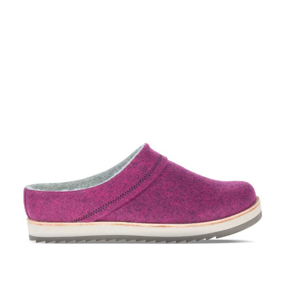 Zapatos Casuales Merrell Juno Clog Wool Mujer Fucsia | México-2980734