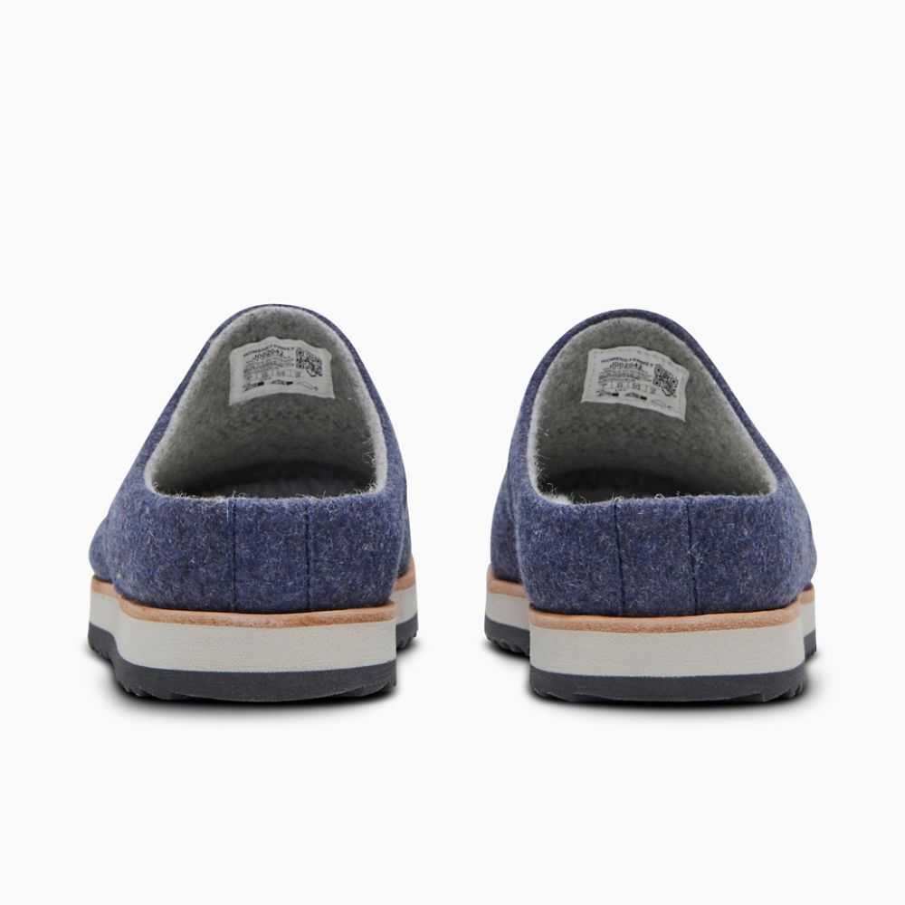 Zapatos Casuales Merrell Juno Clog Wool Mujer Azul Marino | México-6260927