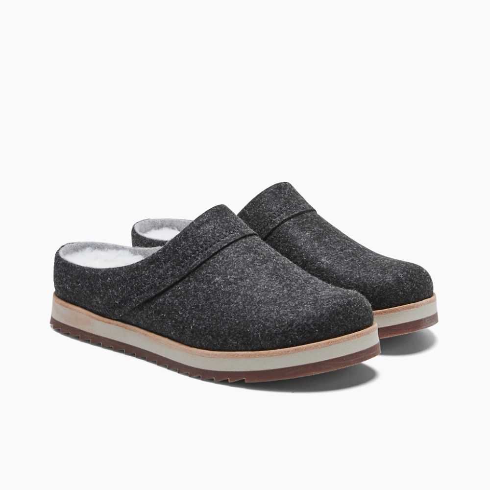 Zapatos Casuales Merrell Juno Clog Wool Mujer Negros | México-8023274