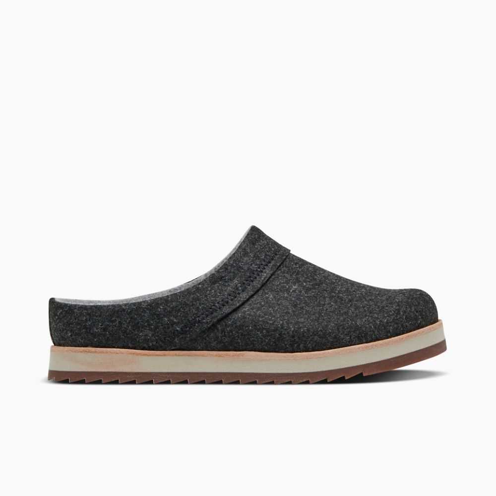 Zapatos Casuales Merrell Juno Clog Wool Mujer Negros | México-8023274