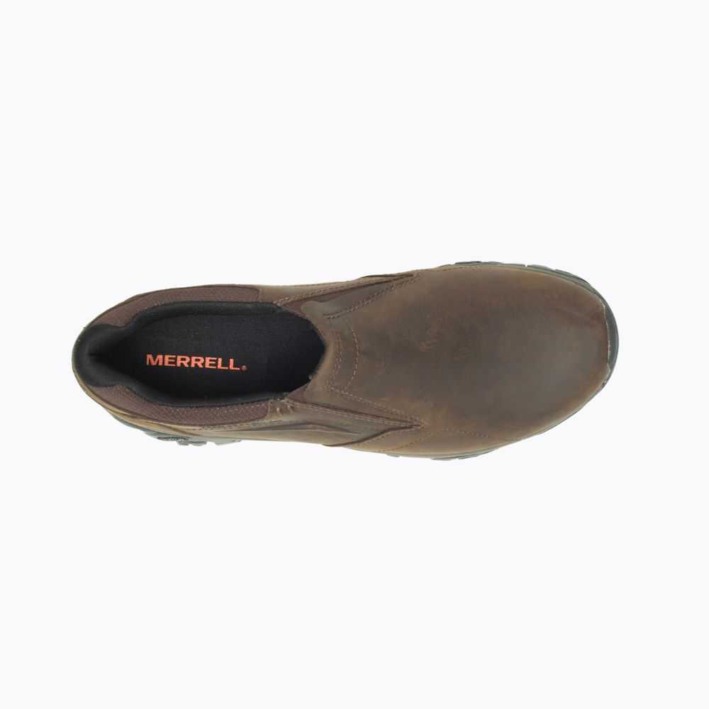 Zapatos Casuales Merrell Moab Adventure Moc Anchos Hombre Marrom Oscuro | México-0694287