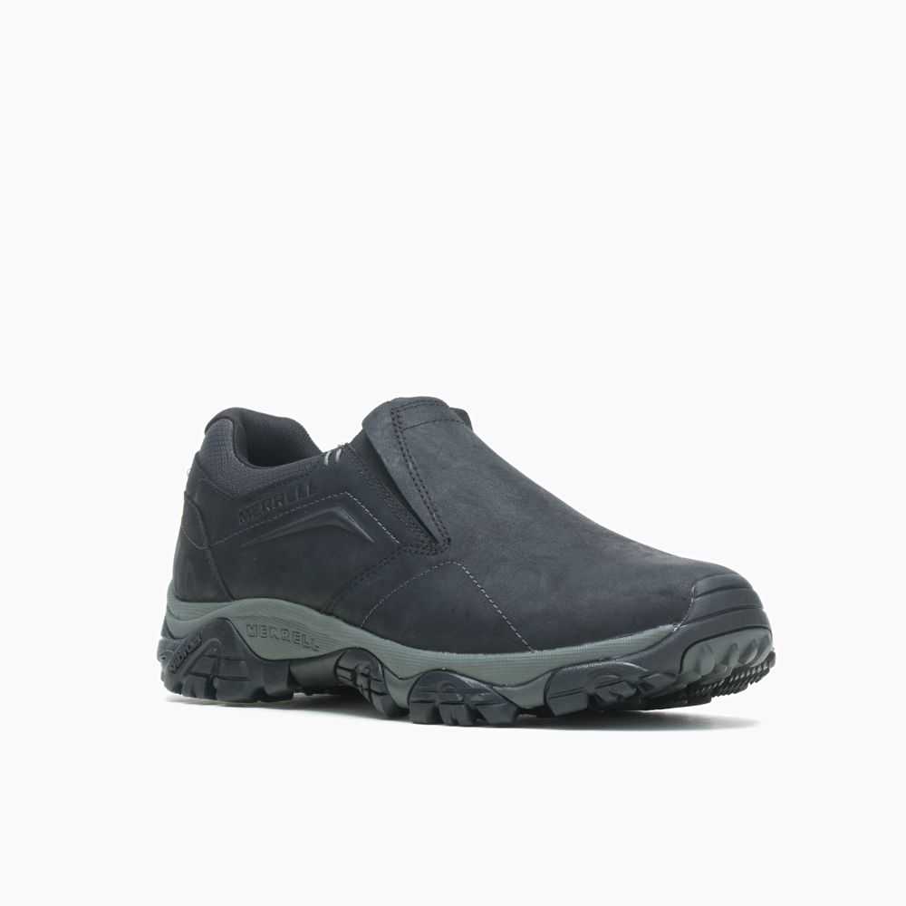 Zapatos Casuales Merrell Moab Adventure Moc Anchos Hombre Negros | México-2684207