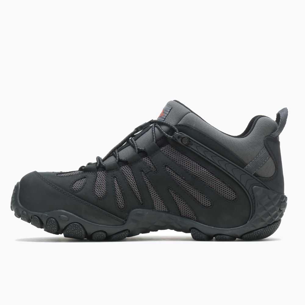 Zapatos De Seguridad Merrell Chameleon Flux Hombre Negros | México-2679342