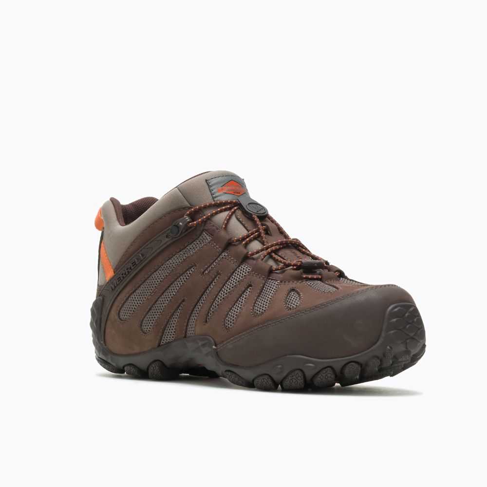 Zapatos De Seguridad Merrell Chameleon Flux Hombre Marrom | México-6639202