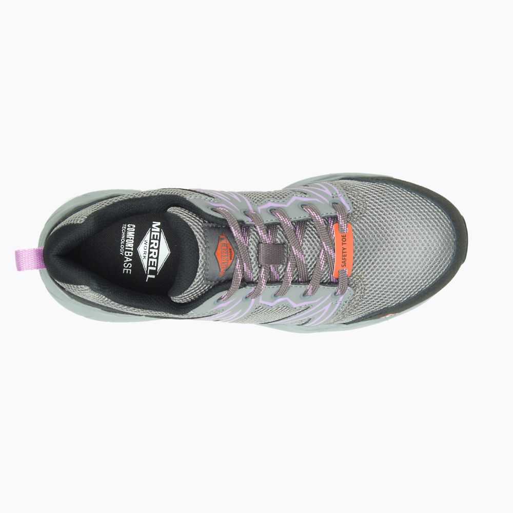 Zapatos De Seguridad Merrell Fullbench Superlite Mujer Grises Oscuro | México-0364297