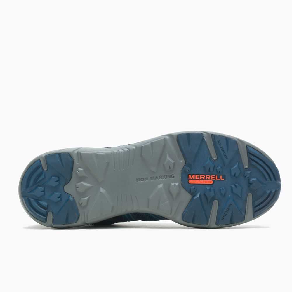 Zapatos De Seguridad Merrell Fullbench Superlite Hombre Azules | México-3279042