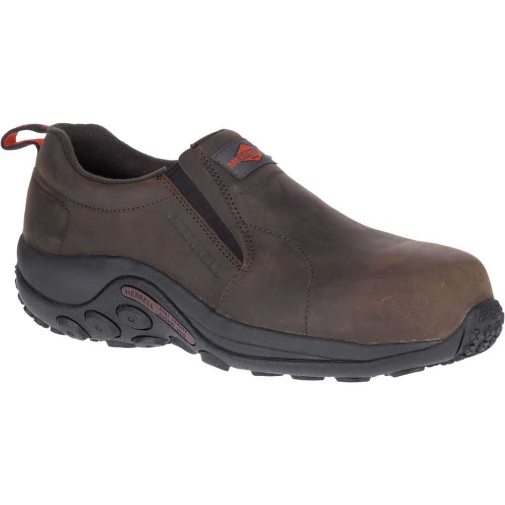 Zapatos De Seguridad Merrell Jungle Moc Hombre Marrom Oscuro | México-3906824