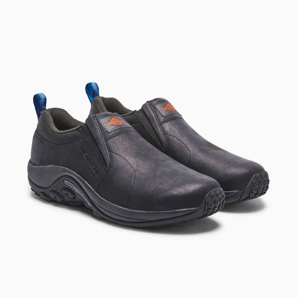 Zapatos De Seguridad Merrell Jungle Moc Hombre Negros | México-9728046