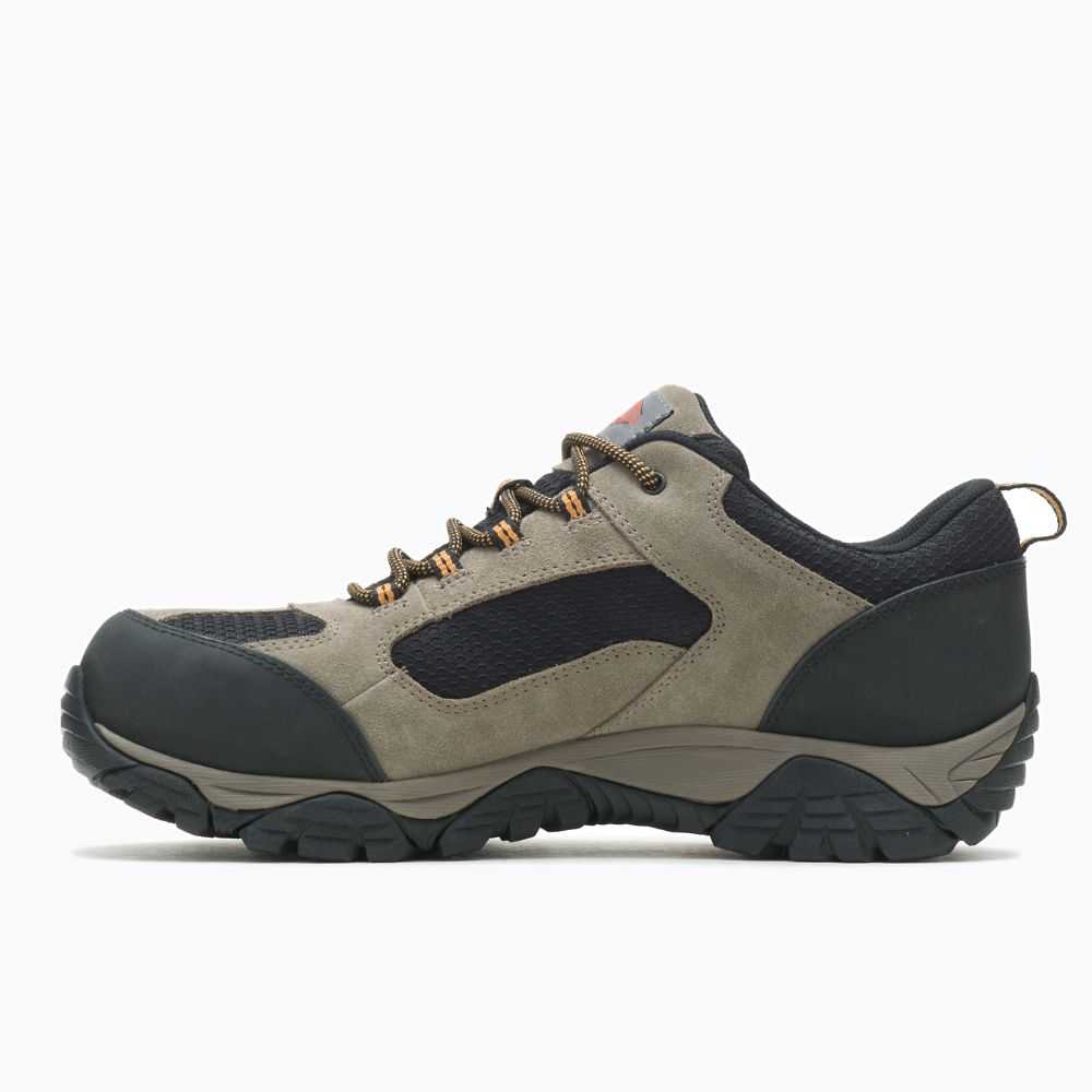 Zapatos De Seguridad Merrell Moab Hombre Grises Oscuro Marrom Claro | México-7492632