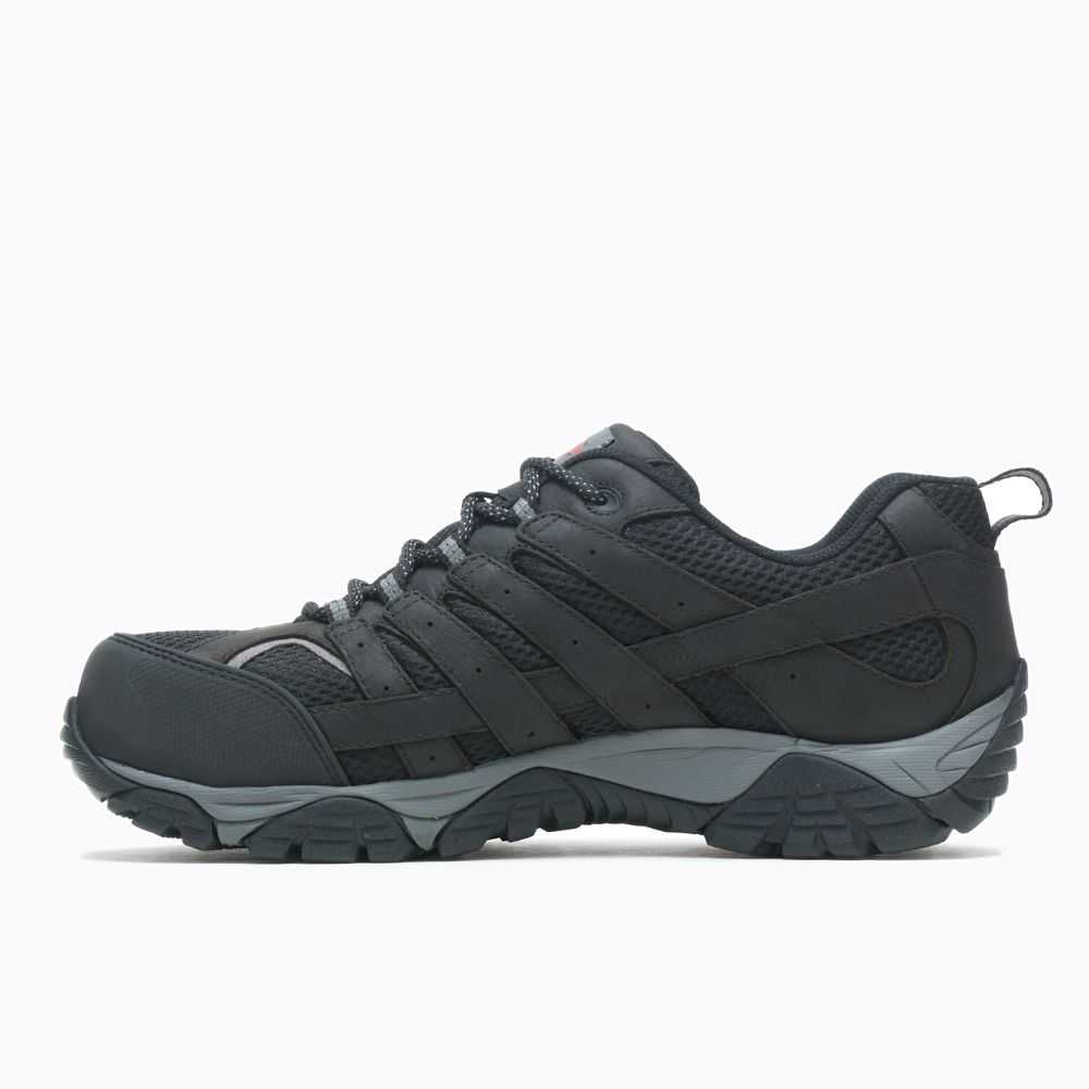 Zapatos De Seguridad Merrell Moab Vertex Hombre Negros | México-2468906