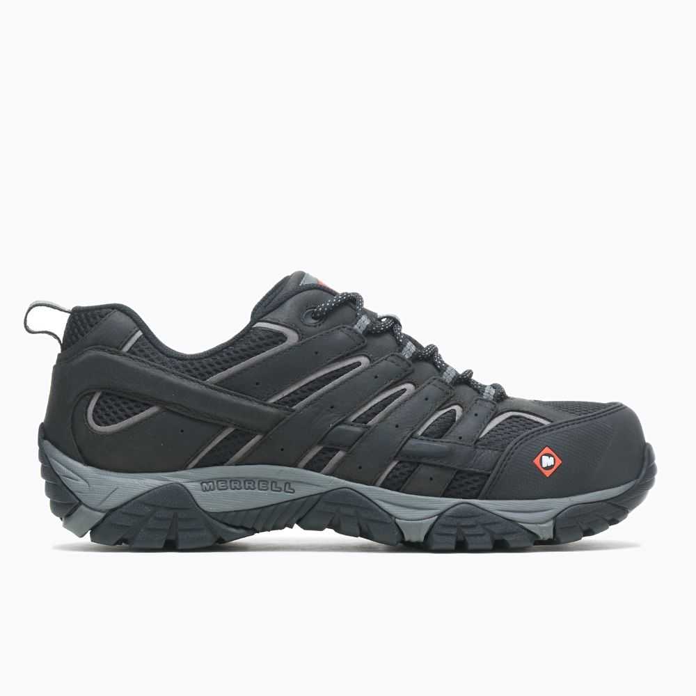 Zapatos De Seguridad Merrell Moab Vertex Hombre Negros | México-2468906