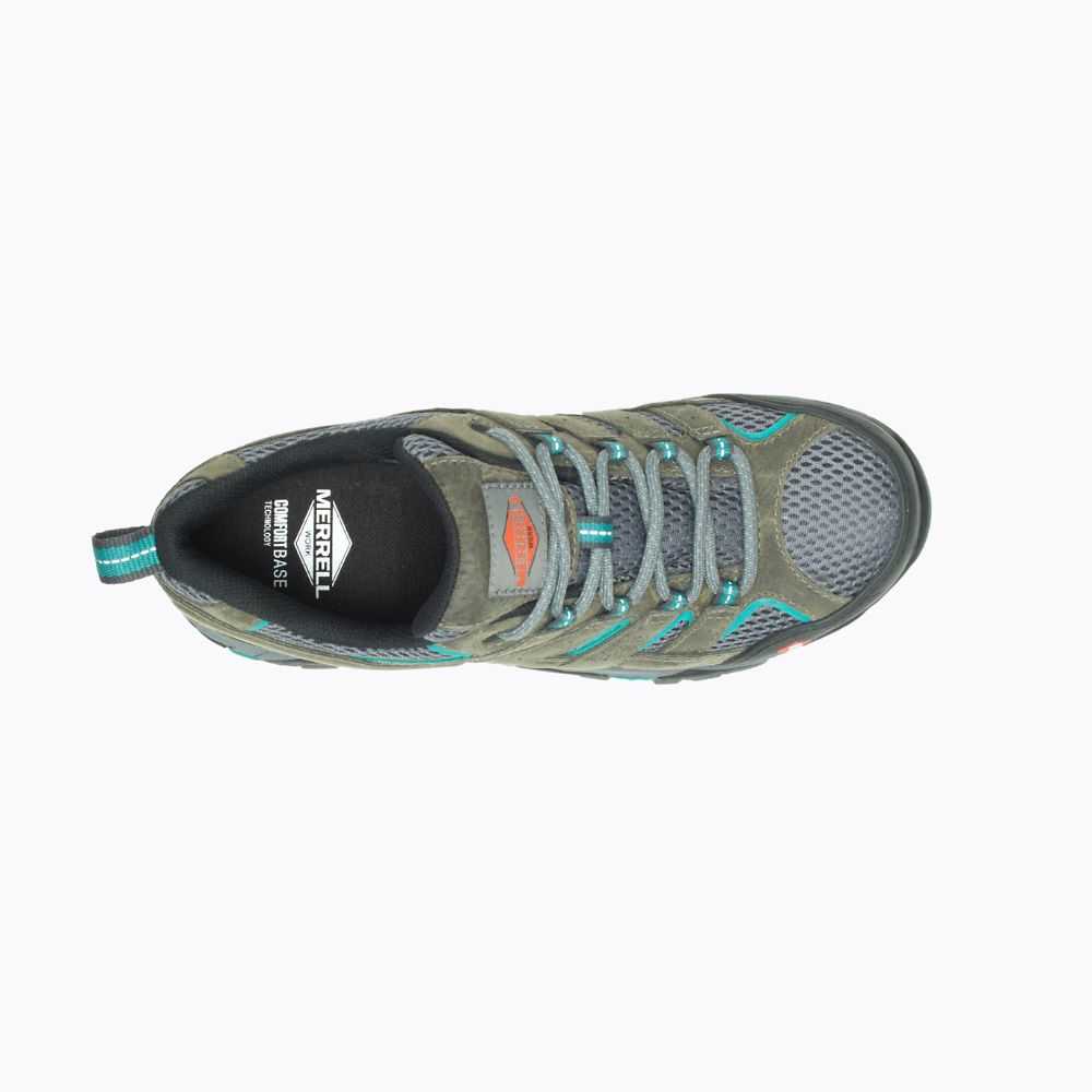 Zapatos De Seguridad Merrell Moab Vertex Mujer Verdes Oscuro | México-6796843