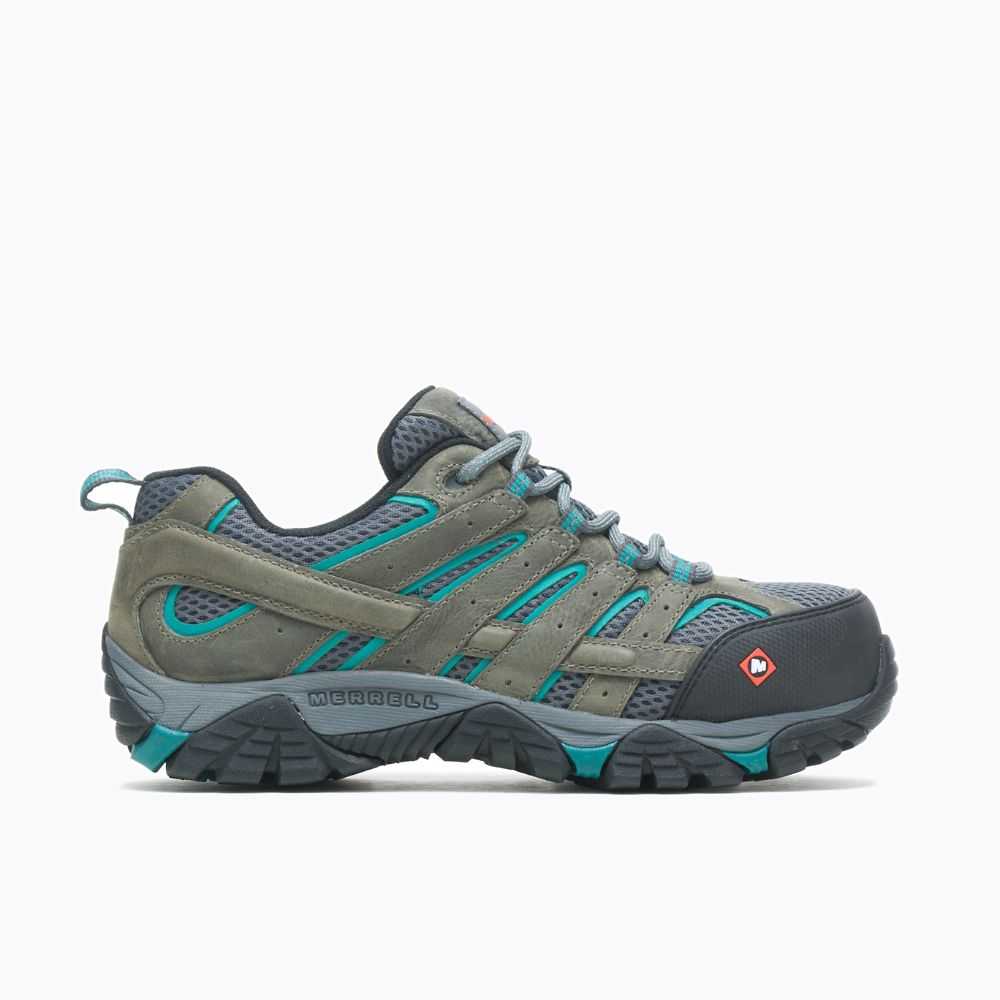 Zapatos De Seguridad Merrell Moab Vertex Mujer Verdes Oscuro | México-6796843