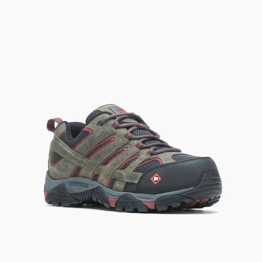 Zapatos De Seguridad Merrell Moab Vertex Hombre Verdes Oscuro | México-8693202