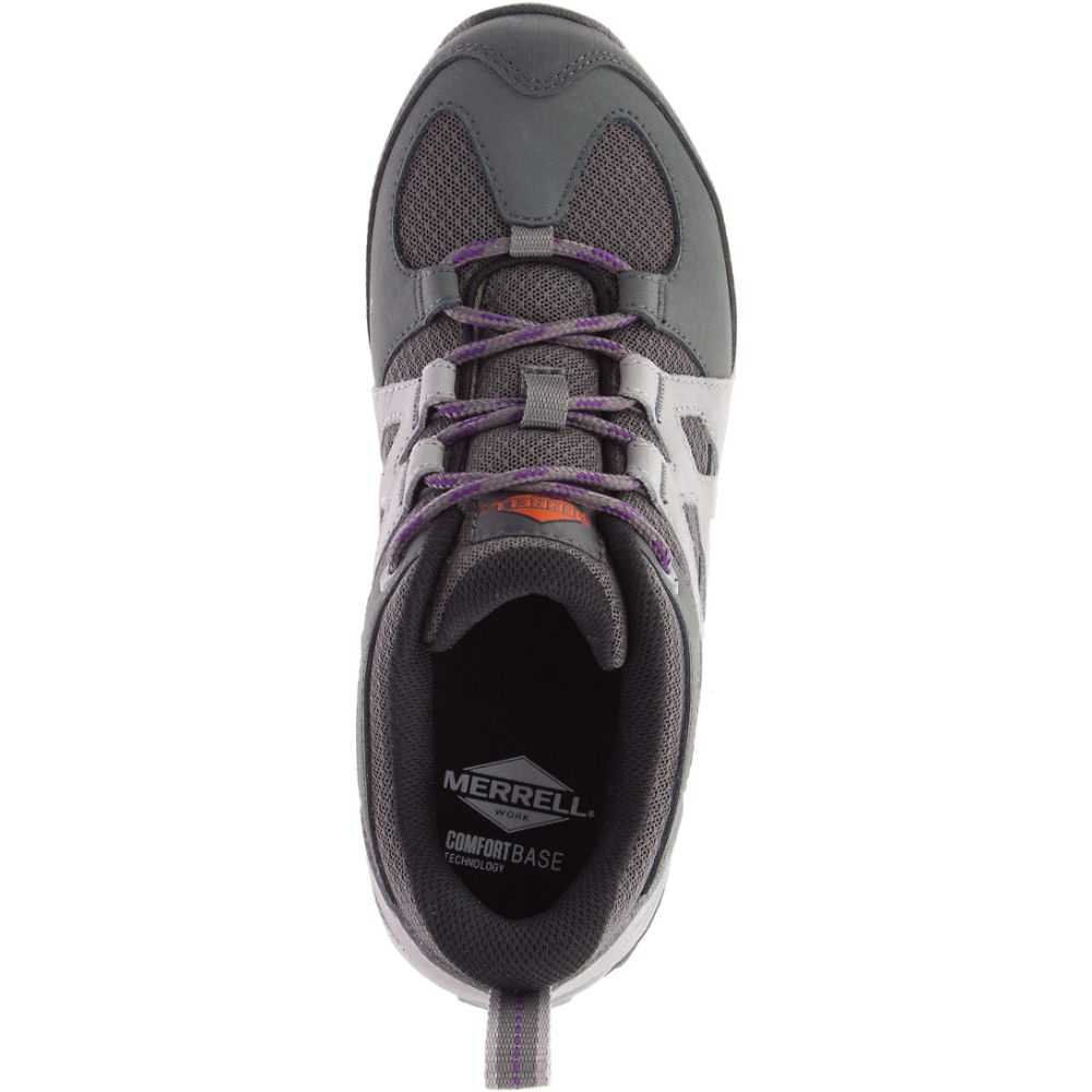 Zapatos De Seguridad Merrell Siren Mujer Grises Oscuro | México-3024768