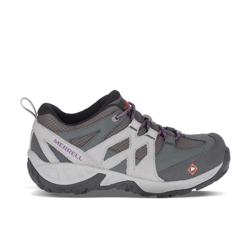 Zapatos De Seguridad Merrell Siren Mujer Grises Oscuro | México-3024768