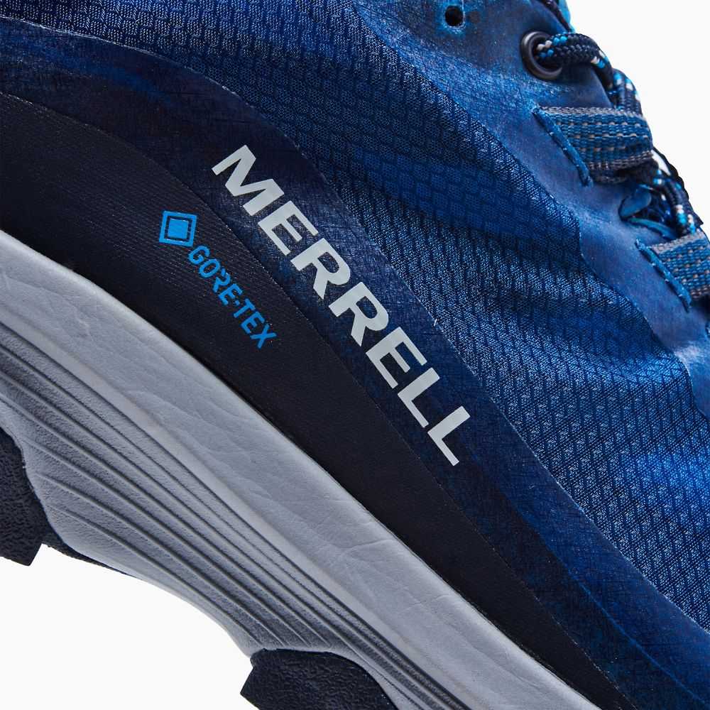 Zapatos Trekking Merrell Moab Speed GORE-TEX® Hombre Azul Marino | México-2693864