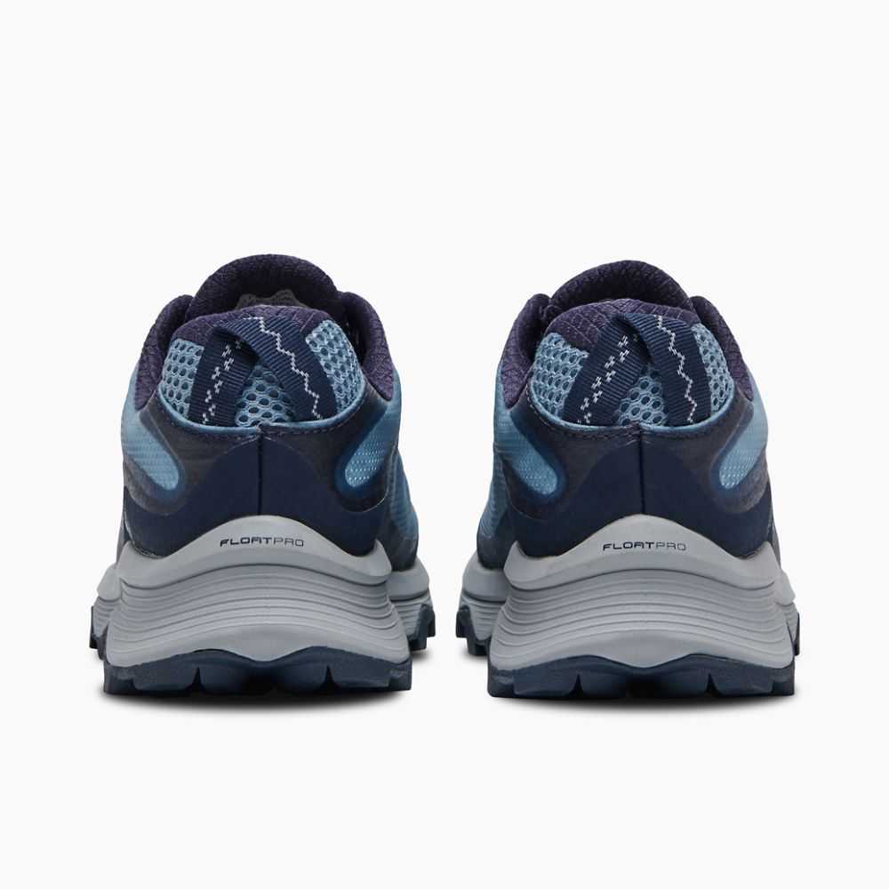 Zapatos Trekking Merrell Moab Speed GORE-TEX® Mujer Azules Grises | México-6624987