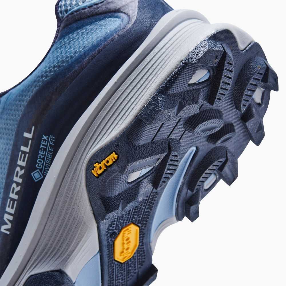 Zapatos Trekking Merrell Moab Speed GORE-TEX® Mujer Azules Grises | México-6624987