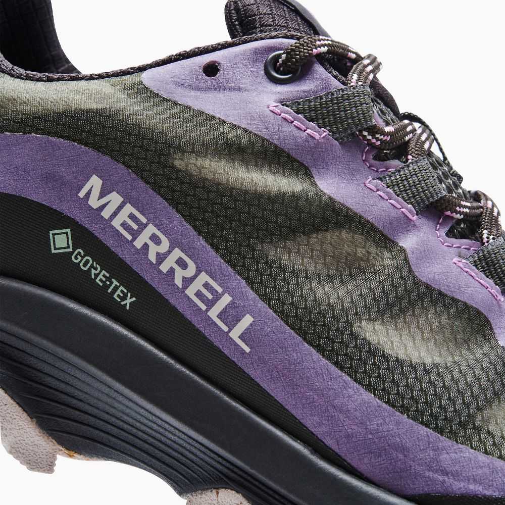 Zapatos Trekking Merrell Moab Speed GORE-TEX® Mujer Verdes Oscuro | México-7206823