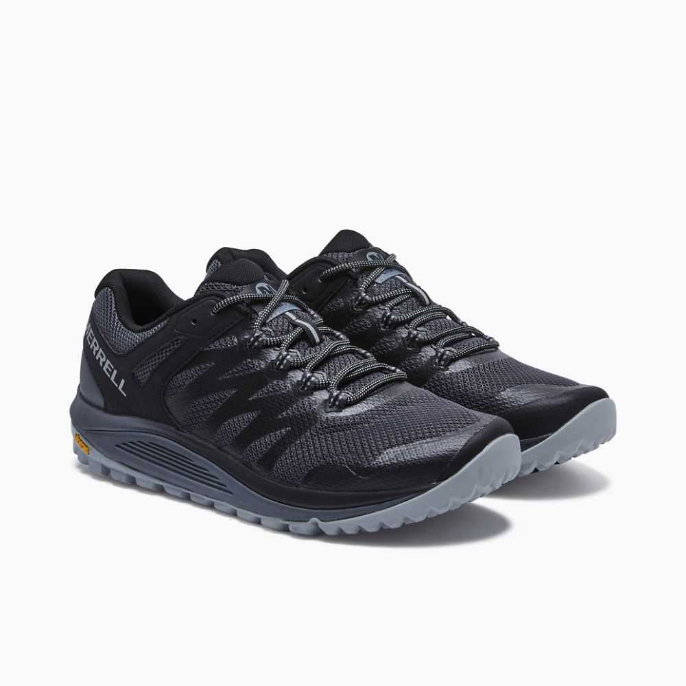 Zapatos Trekking Merrell Nova 2 Anchos Hombre Negros | México-2694867