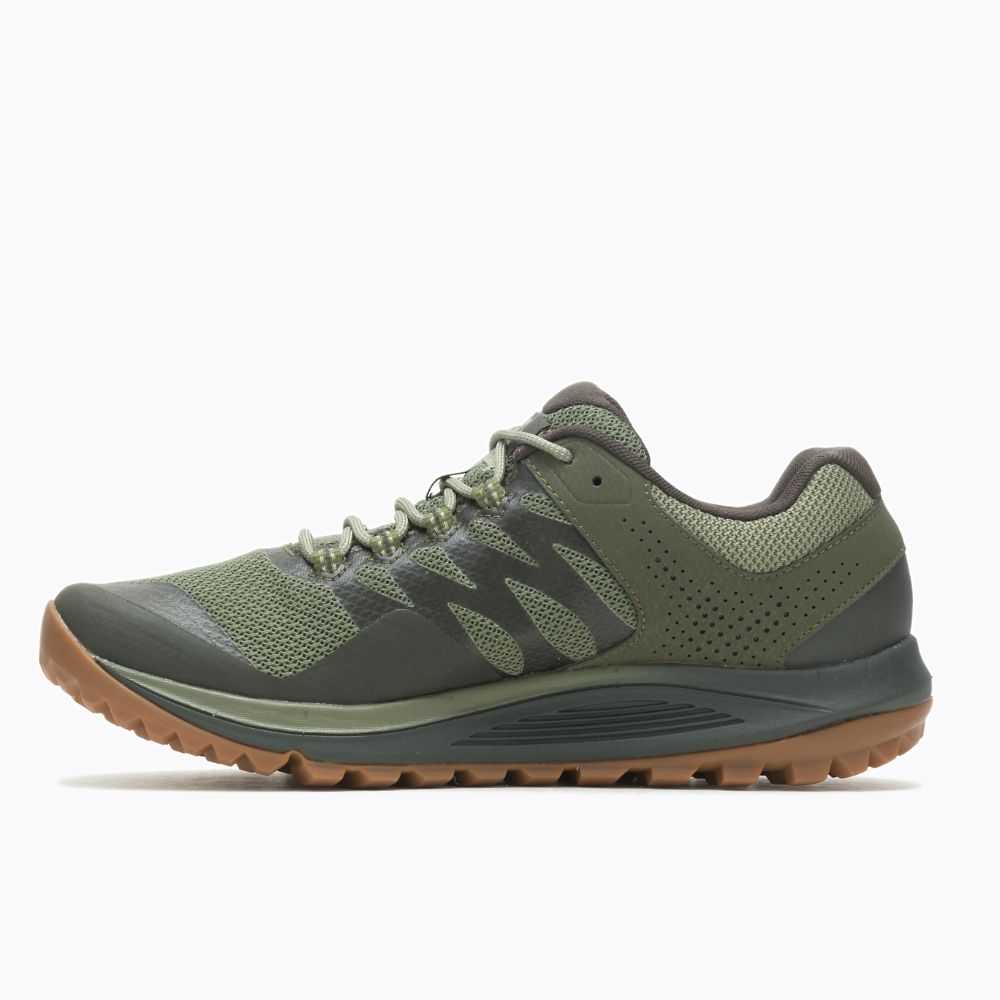 Zapatos Trekking Merrell Nova 2 GORE-TEX® Hombre Verdes Oscuro | México-3974626