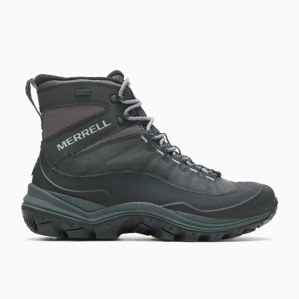 Botas De Invierno Merrell Thermo Chill Mid Hombre Negros | México-0438662