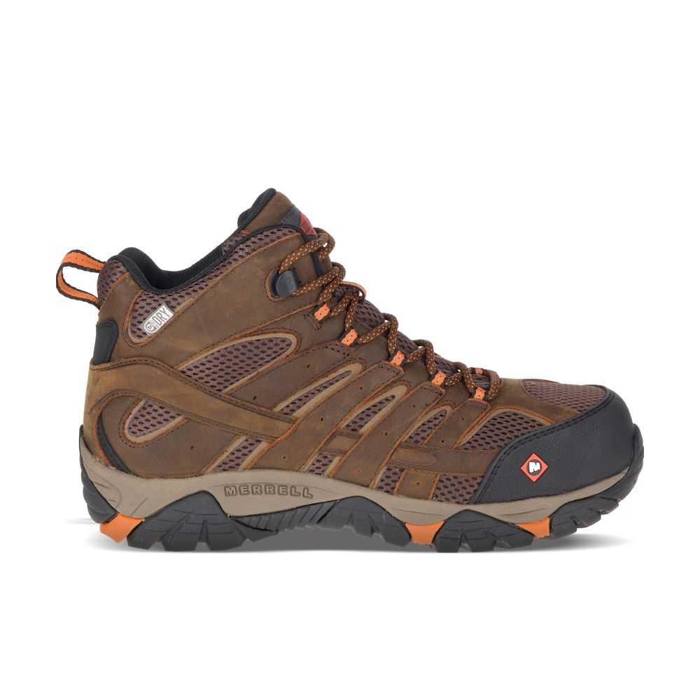 Botas De Seguridad Merrell Moab Vertex Mid Hombre Marrom | México-3626879