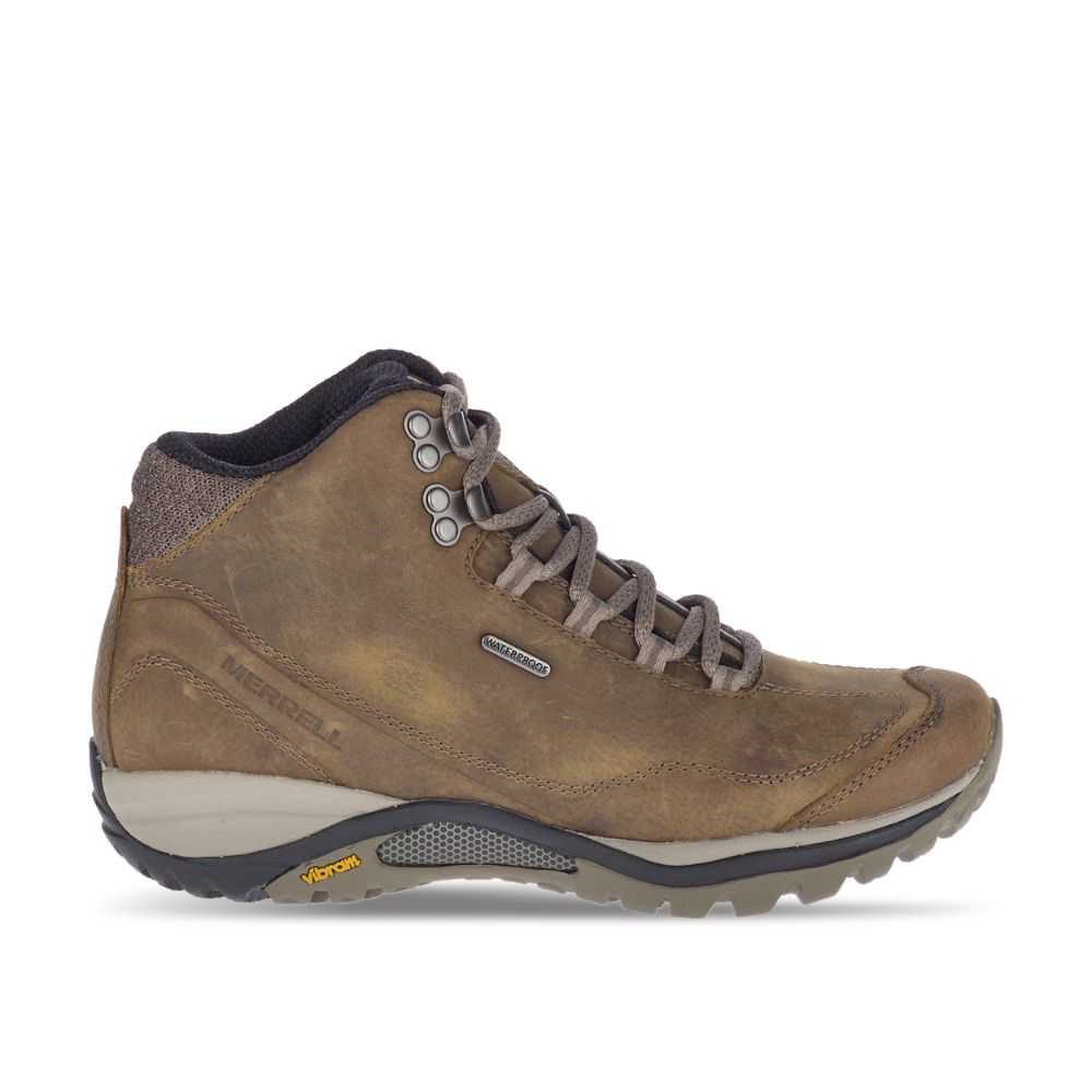 Botas De Senderismo Merrell Siren Traveller 3 Mid Mujer Grises Marrom | México-8679062