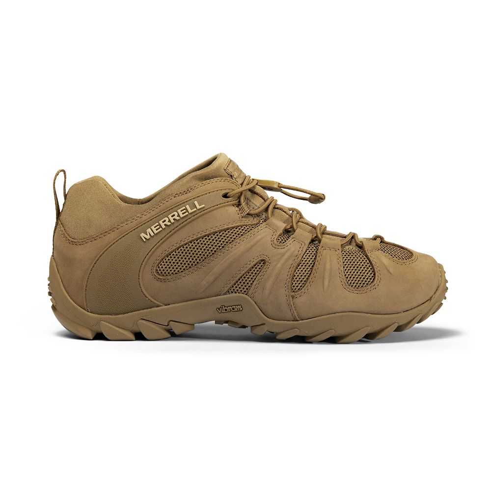 Botas Militares Merrell Cham 8 Stretch Tactical Hombre Marrom | México-2634769