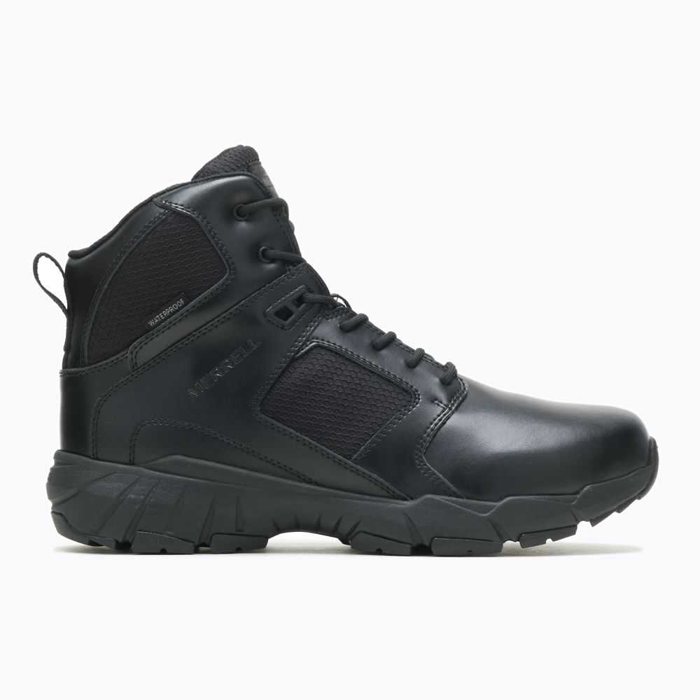 Botas Militares Merrell Fullbench Tactical Mid Hombre Negros | México-8379266