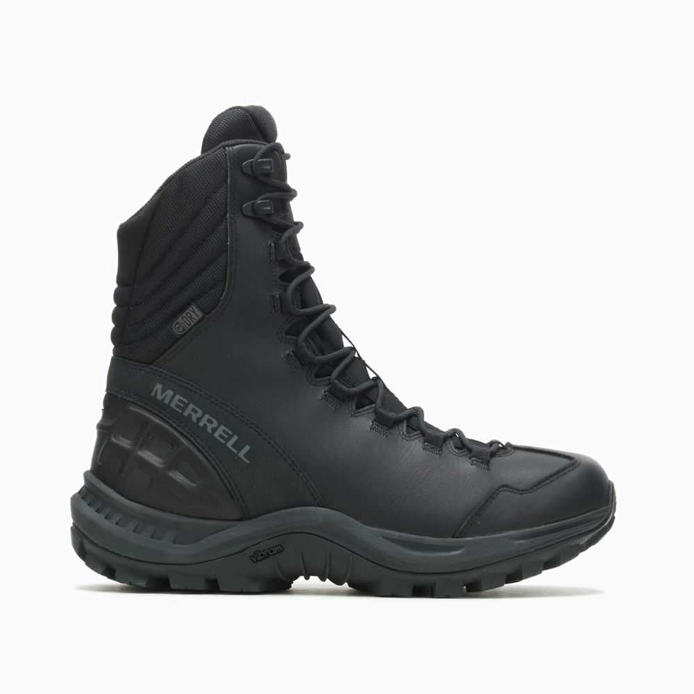 Botas Militares Merrell Thermo Rhea Mid Hombre Negros | México-8026237