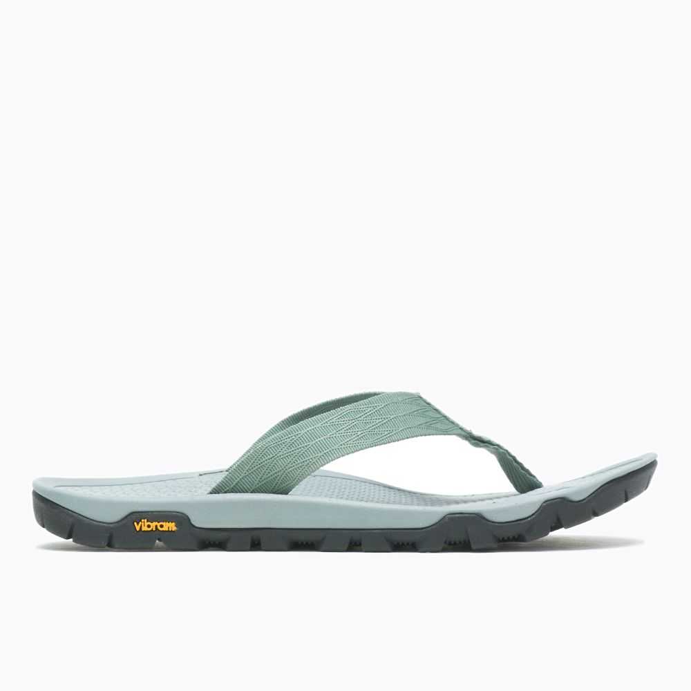 Chanclas Merrell Breakwater Mujer Blancos Verdes | México-2364289