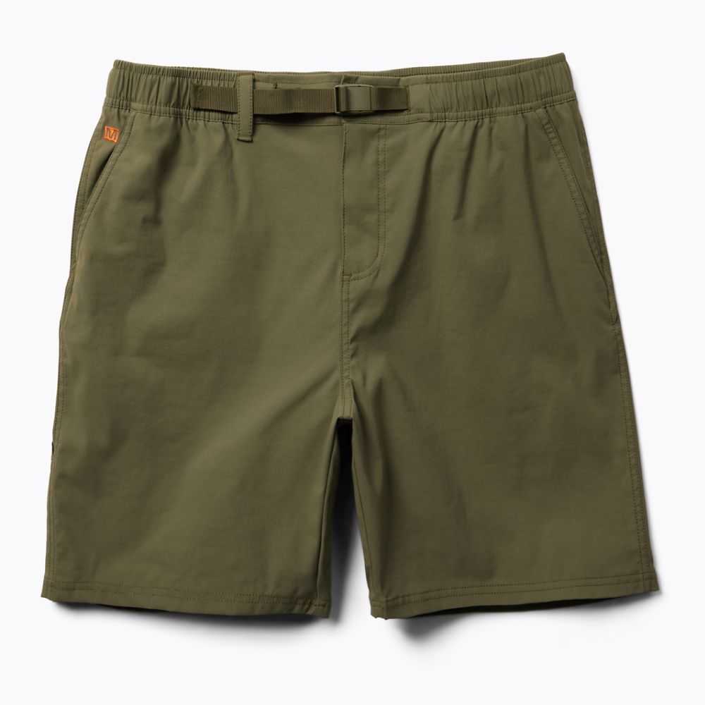 Pantalones Cortos Merrell Hayes Hombre Verde Oliva | México-4230668