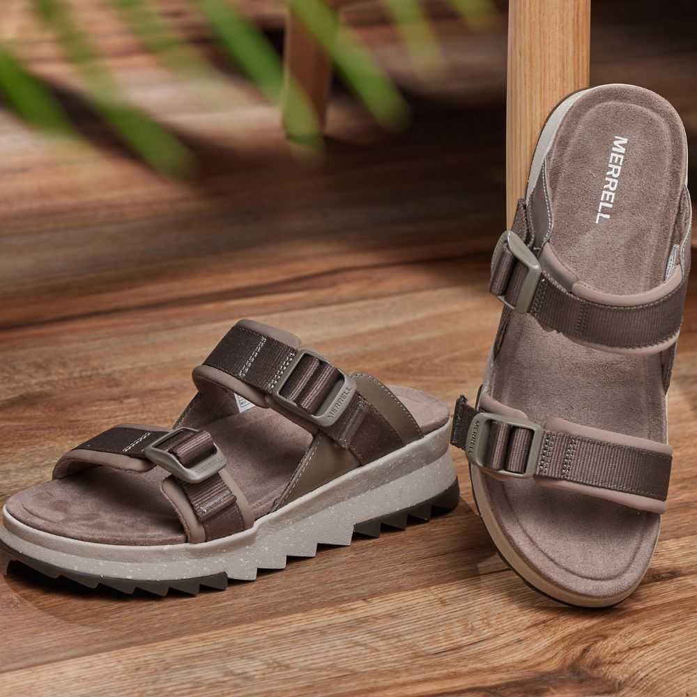 Sandalias Merrell Alpine Mujer Grises | México-9287463