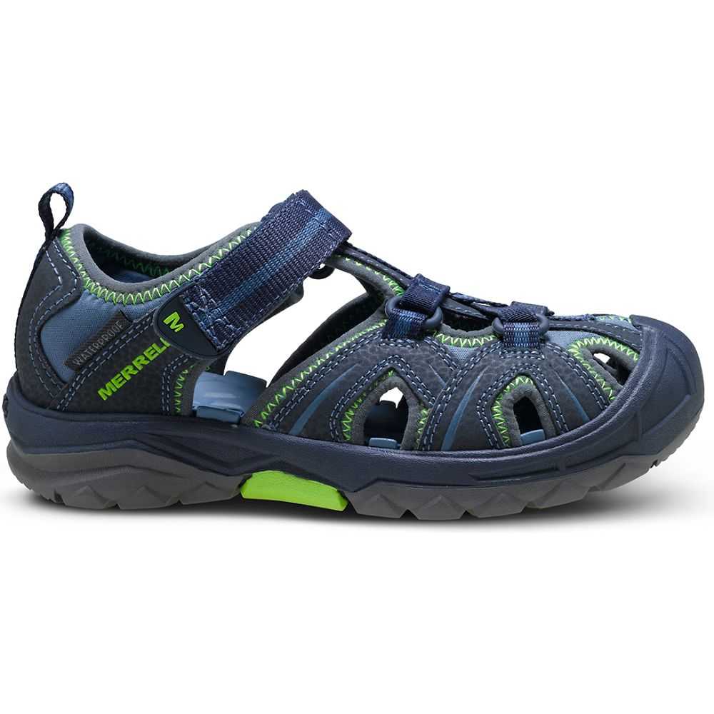 Sandalias Merrell Hydro Niño Azul Marino Verdes | México-4298606