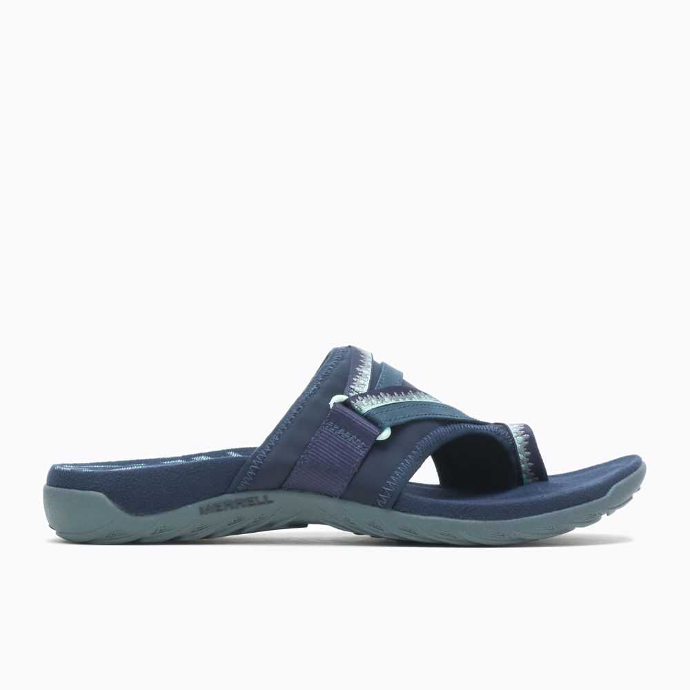 Sandalias Merrell Terran 3 Cush Post Mujer Azul Marino | México-2976024