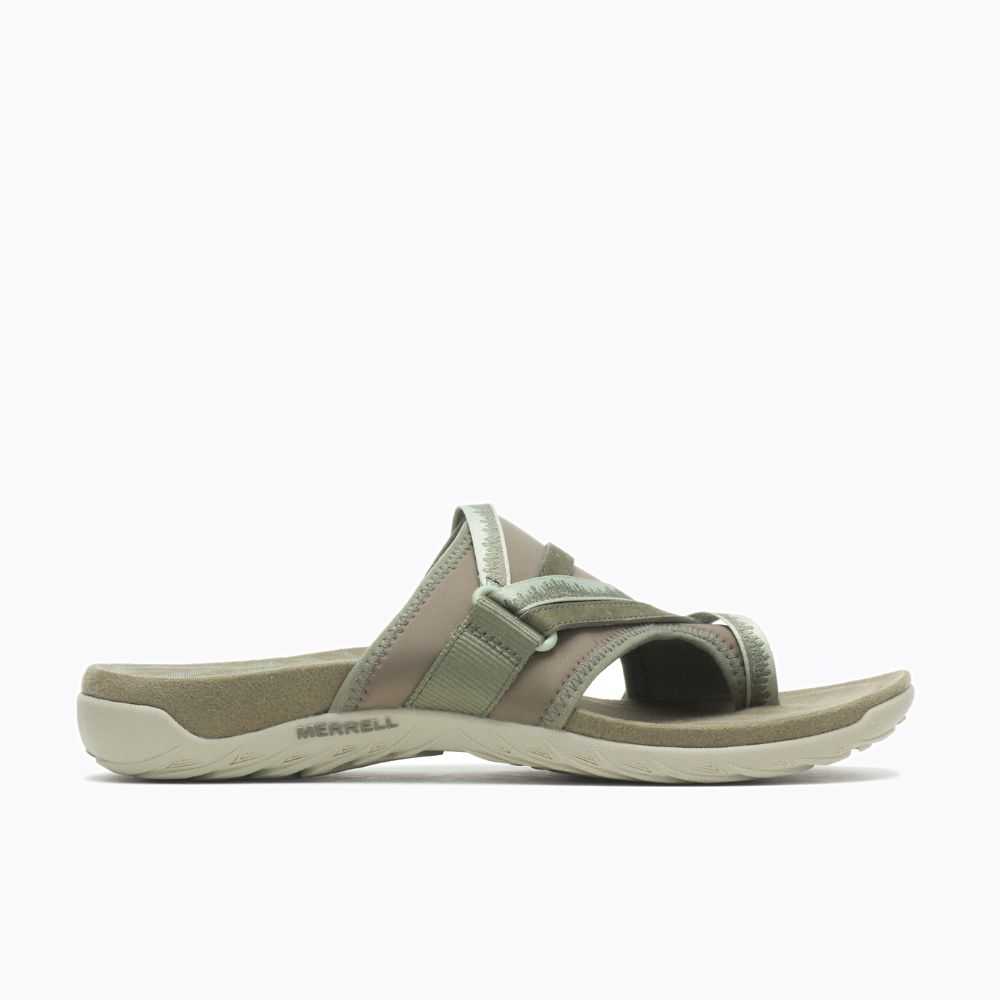 Sandalias Merrell Terran 3 Cush Post Mujer Verde Oliva | México-4228697