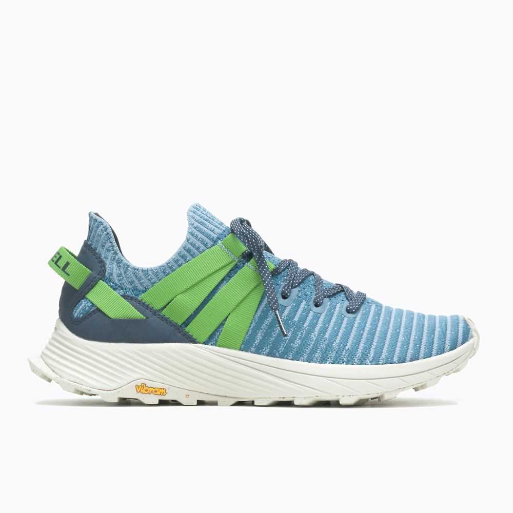 Tenis Merrell Embark Encaje Hombre Azules Grises | México-3246960