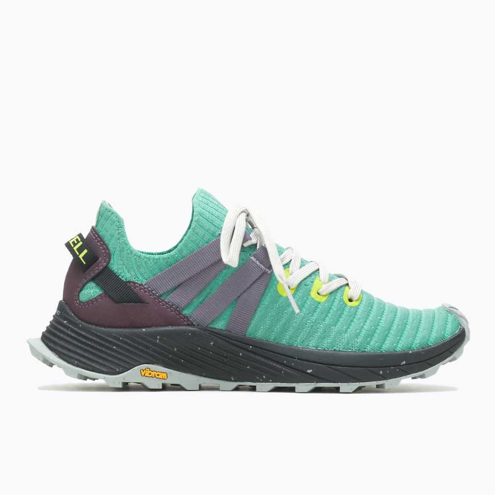 Tenis Merrell Embark Encaje Mujer Turquesa | México-4263809