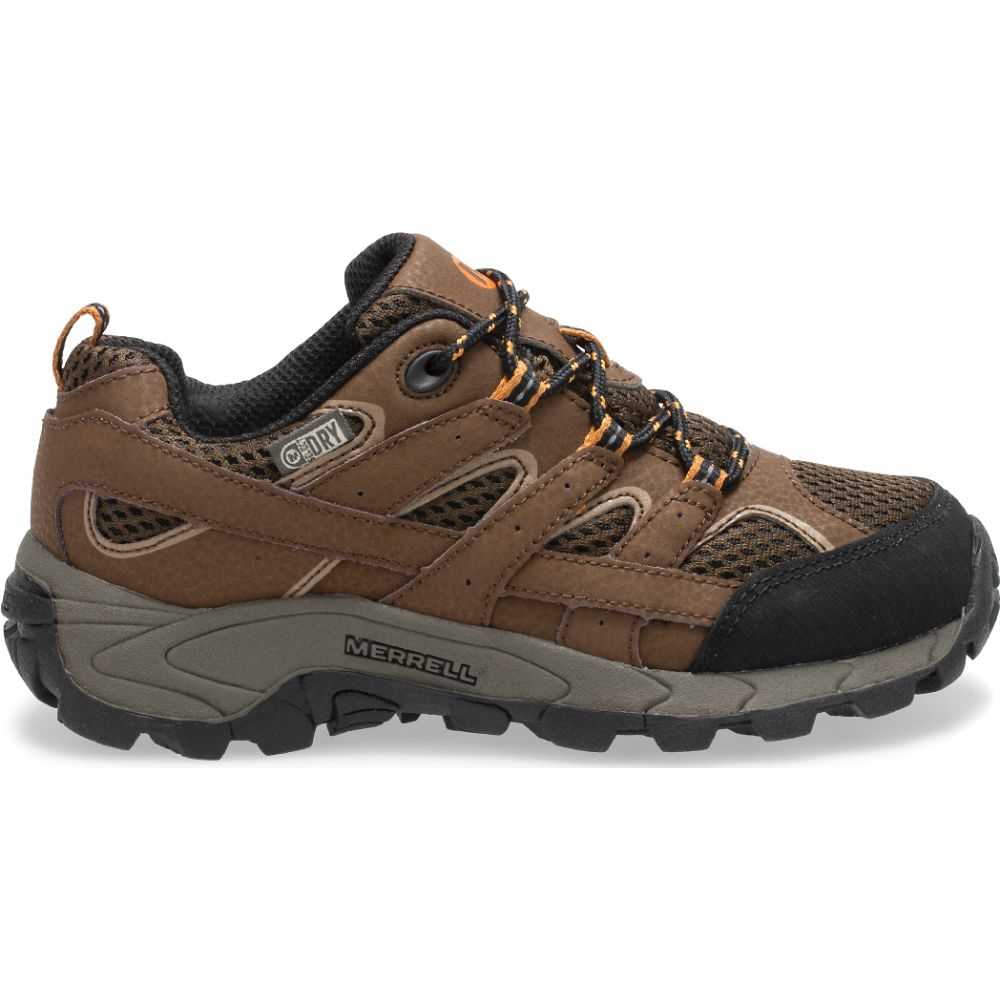 Tenis Merrell Moab 2 Low Encaje Niño Marrom | México-0294637