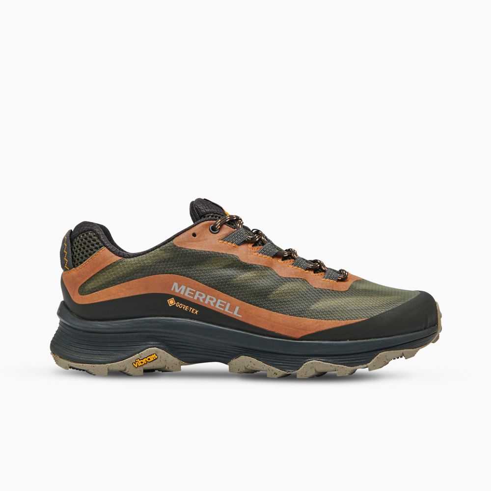 Tenis Merrell Moab Speed GORE-TEX® Hombre Verdes Oscuro | México-3408672