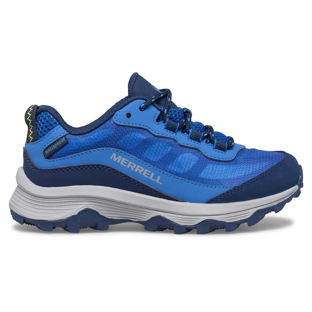 Tenis Merrell Moab Speed Low Niña Azules | México-6429807