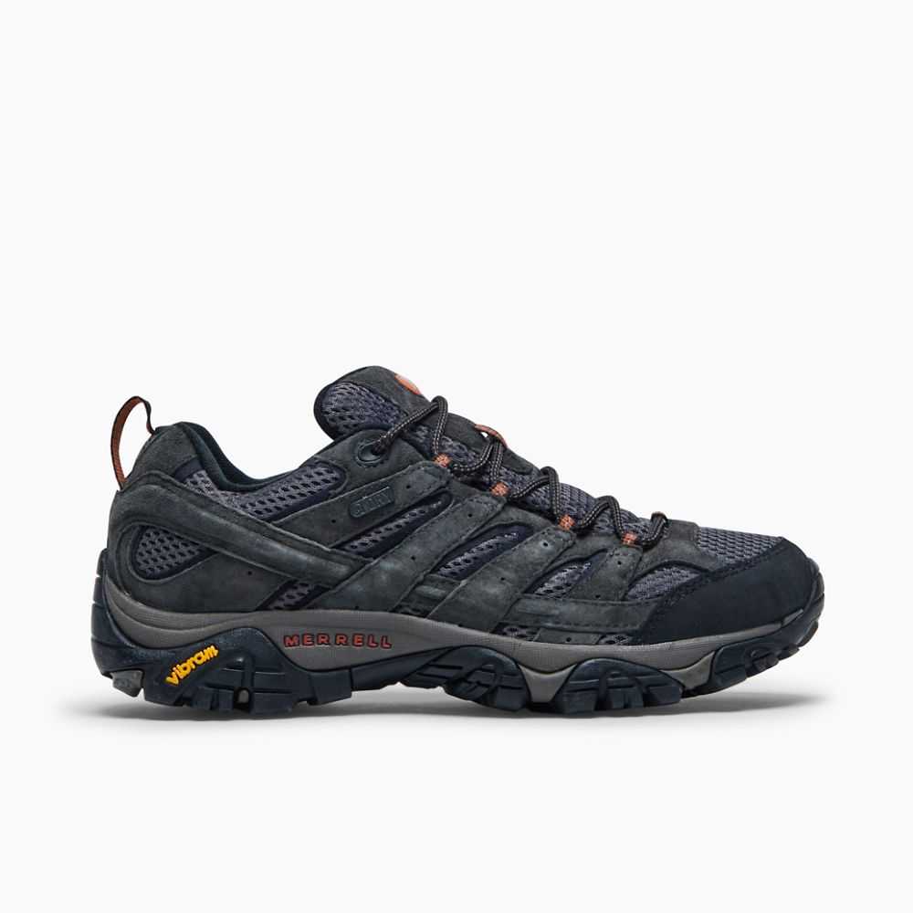 Tenis Senderismo Merrell Moab 2 Hombre Grises Claro Verdes | México-6724923