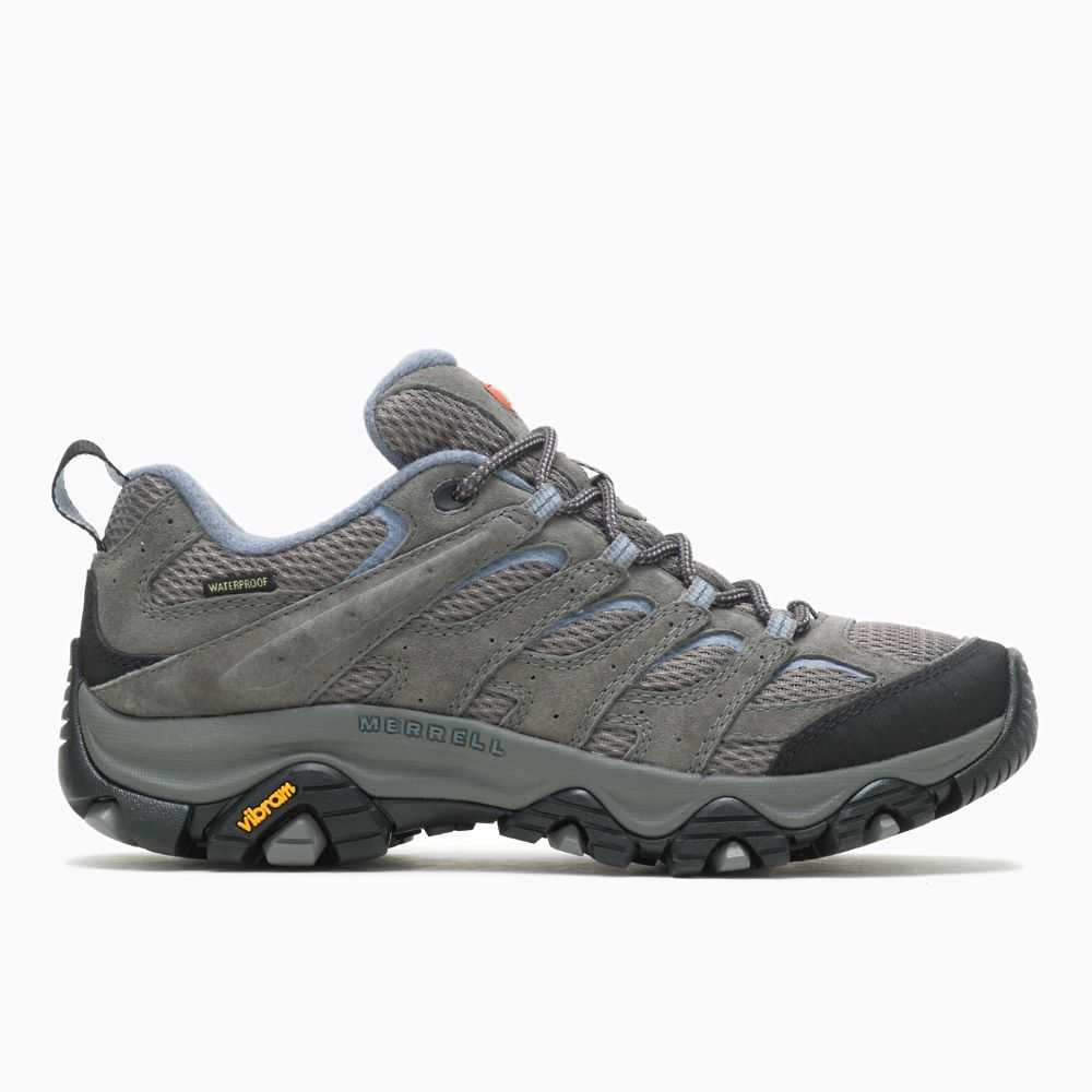 Tenis Senderismo Merrell Moab 3 Anchos Mujer Grises | México-7203269