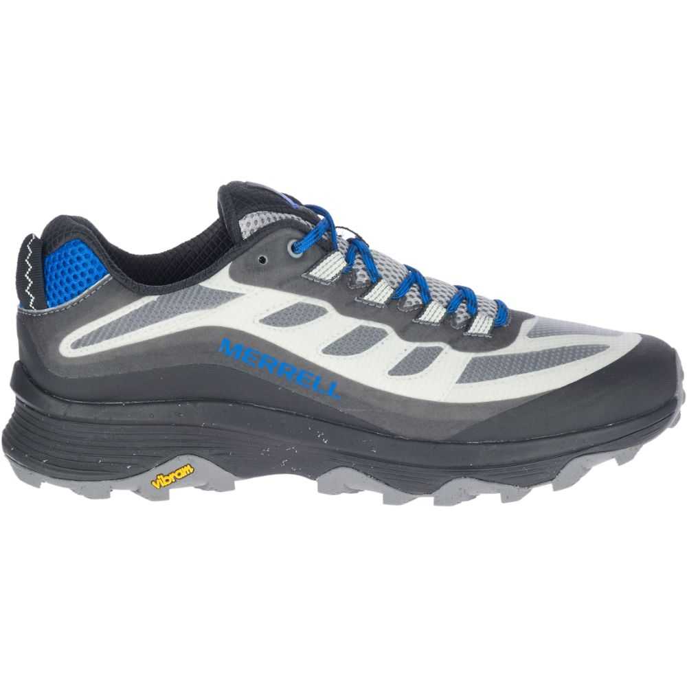 Tenis Senderismo Merrell Moab Speed Hombre Grises Azules | México-3204762