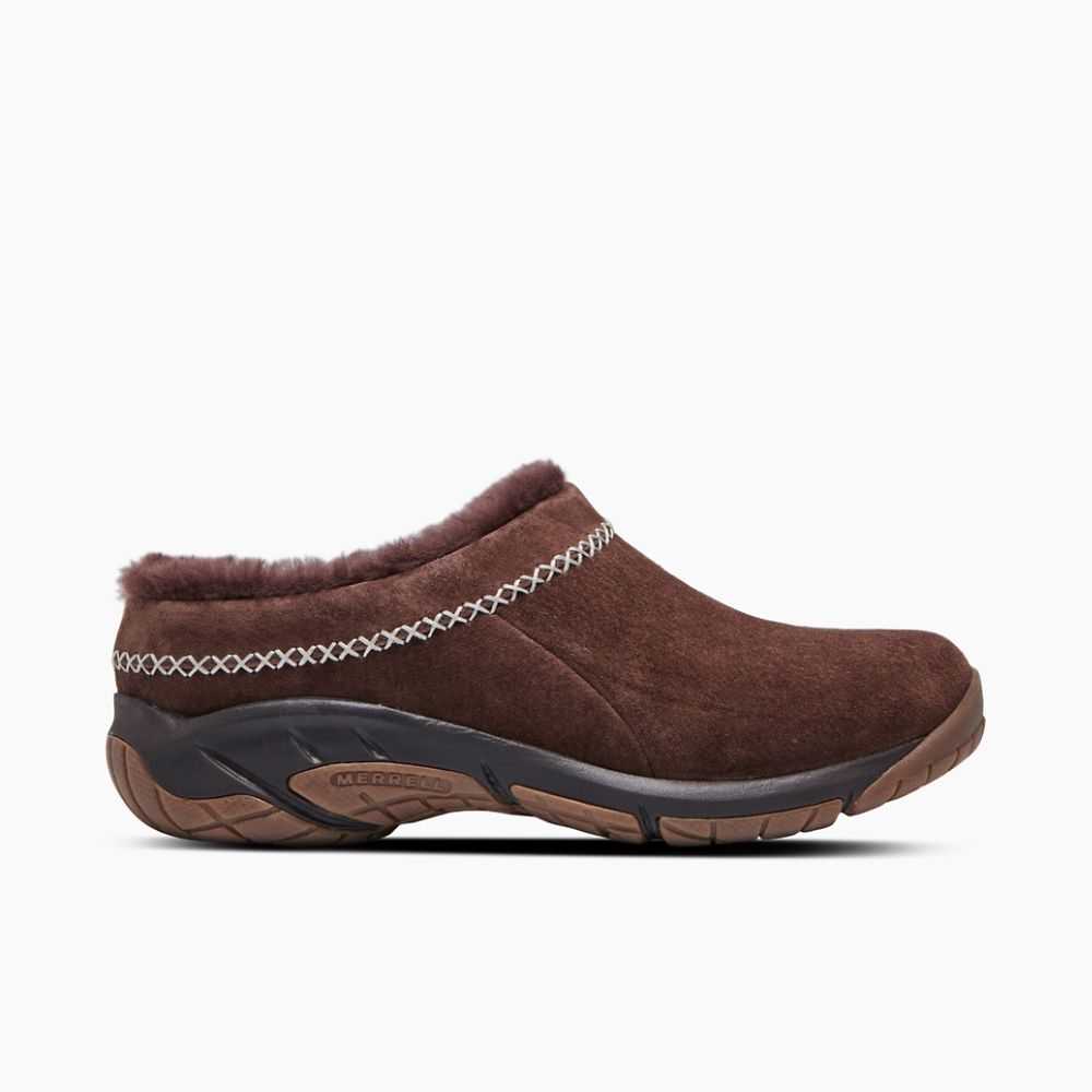 Tenis Sin Agujetas Merrell Encore Ice 4 Anchos Mujer Marrom Oscuro | México-6422603